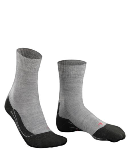 Chaussettes en laine pour hommes gris clair 5/7