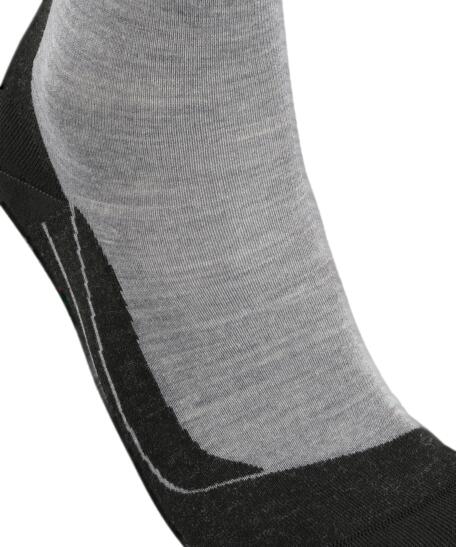 Chaussettes en laine pour hommes gris clair 3/7