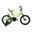 FABRICBIKE Kids 16'' – bicicletă cu pedale pentru copii 3-7 ani, Green