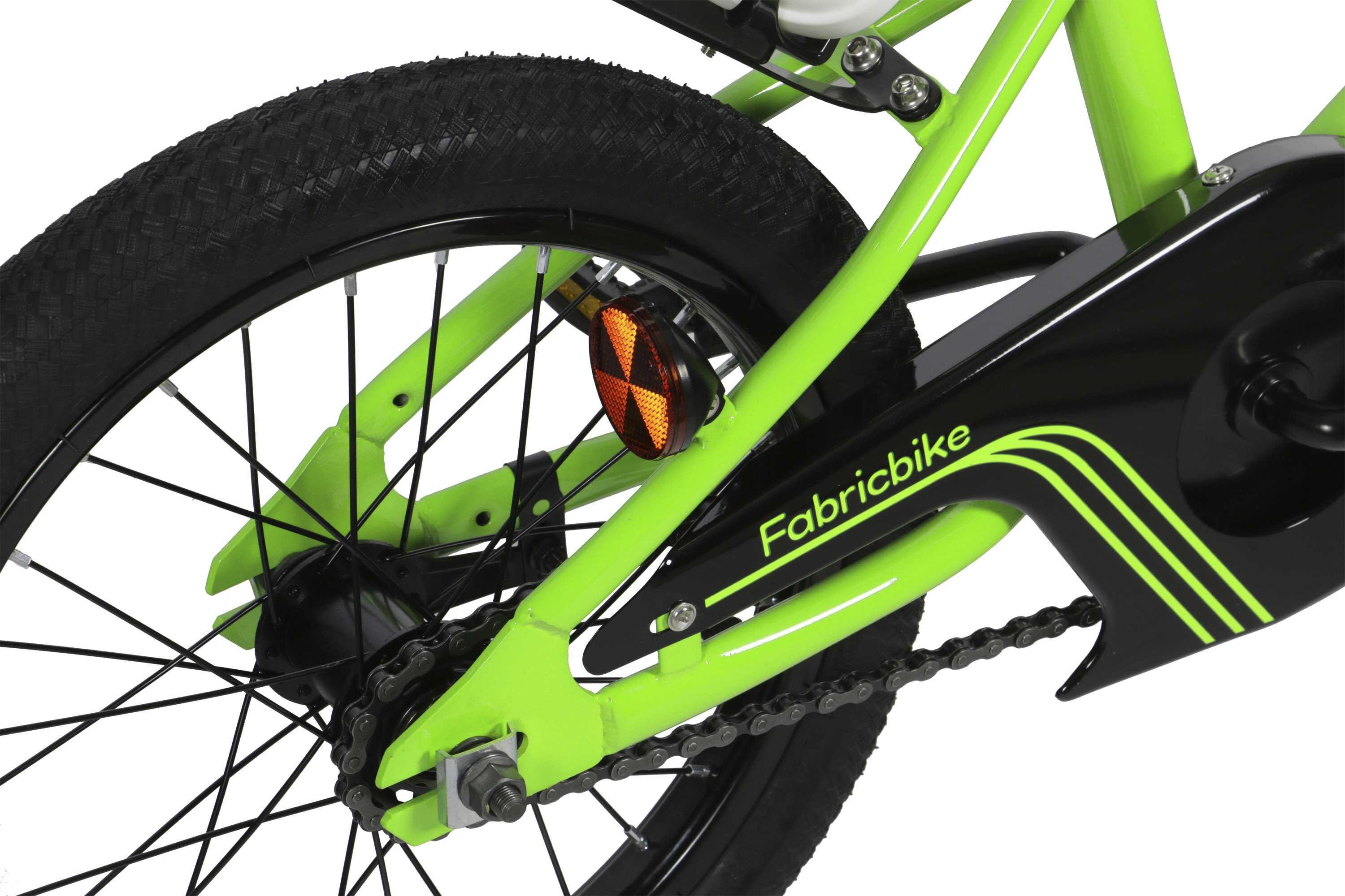 FABRICBIKE Kids - Vélo à pédales 16" pour enfants, 3-7 ans. Green 5/6