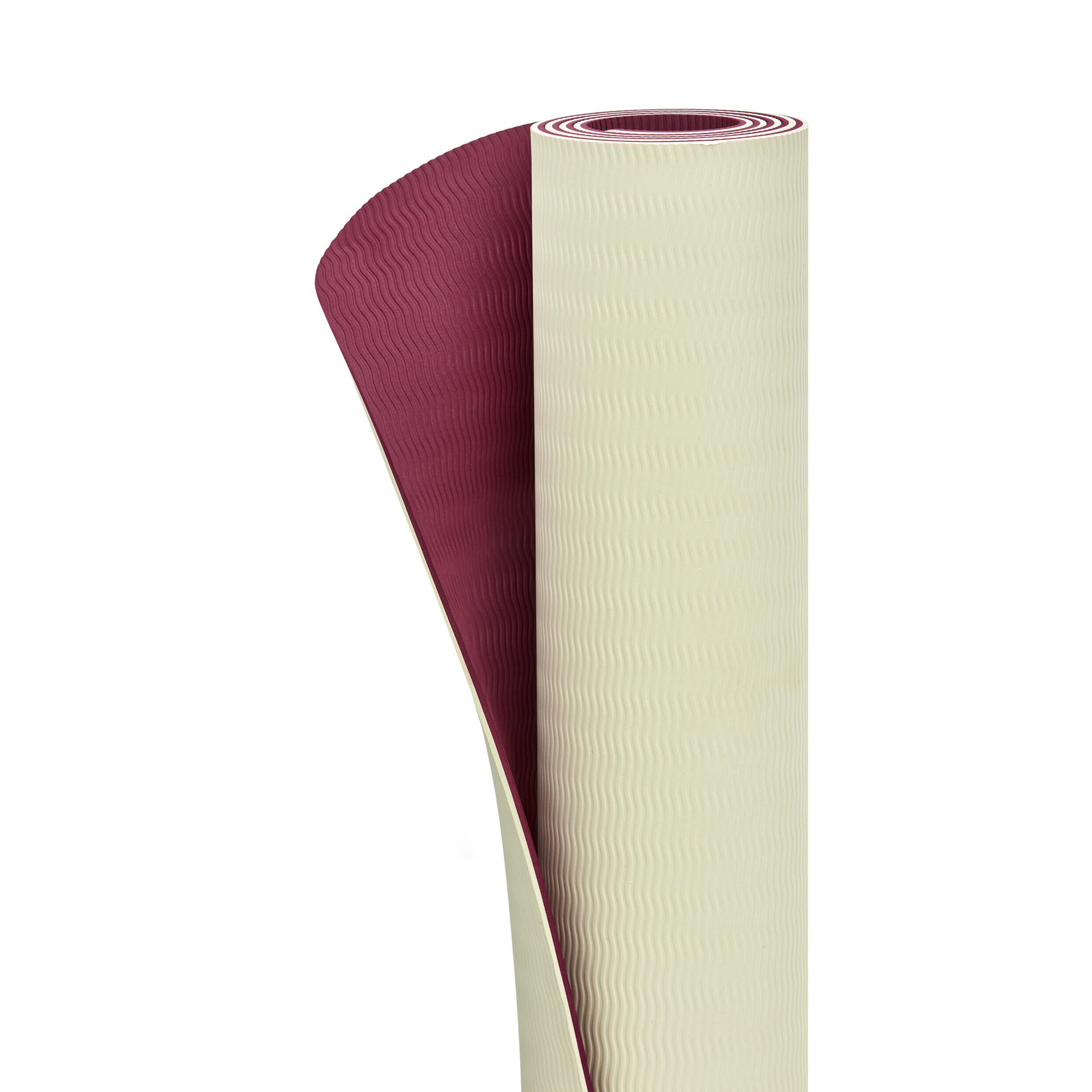 Adidas Double Sided Yoga Mat - 6 mm - Grey / Wild Pink 6/7