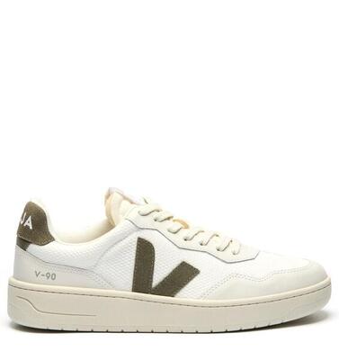 Veja - v-90 sneakers b-mesh white kaki