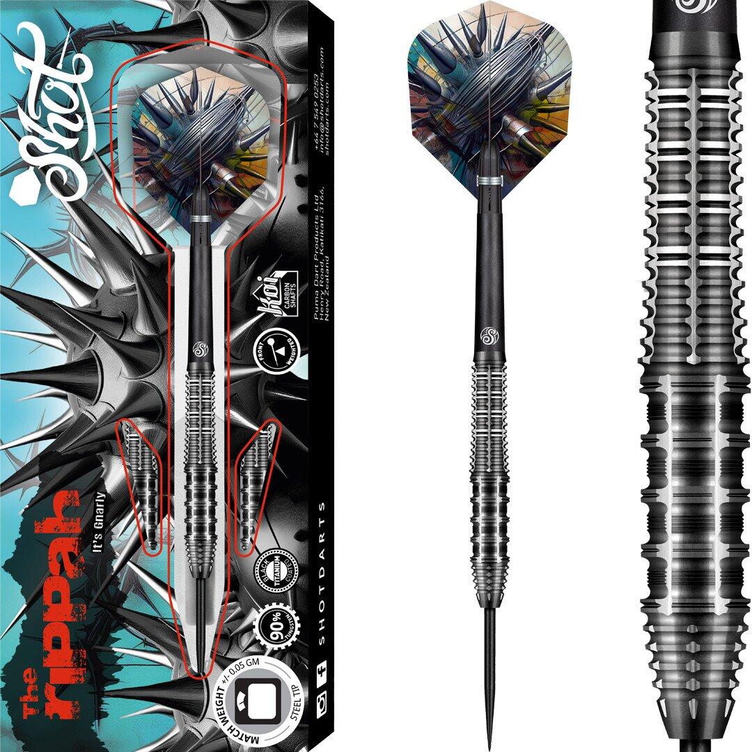 Shot Gnarly Rippah 90% Steeldarts 26g 2/2