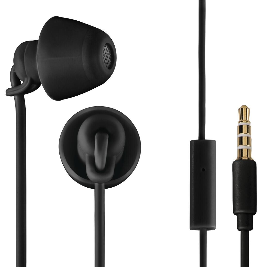 THOMSON THOMSON Kopfhörer EAR3008BK, Mikrofon, leicht, schwarz