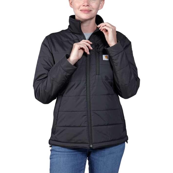 Rain Defender Relaxed Fit Winterjas Dames gevoerde jas Black 4/5