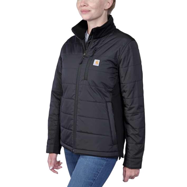 Rain Defender Relaxed Fit Winterjas Dames gevoerde jas Black 3/5