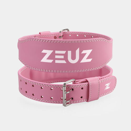 Ceinture de musculation ZEUZ pour le Functional Fitness – Rose – Taille XL