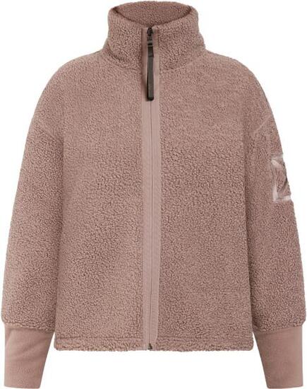 Mella Full-Zip Vest Dames Lange rits fleece Bark