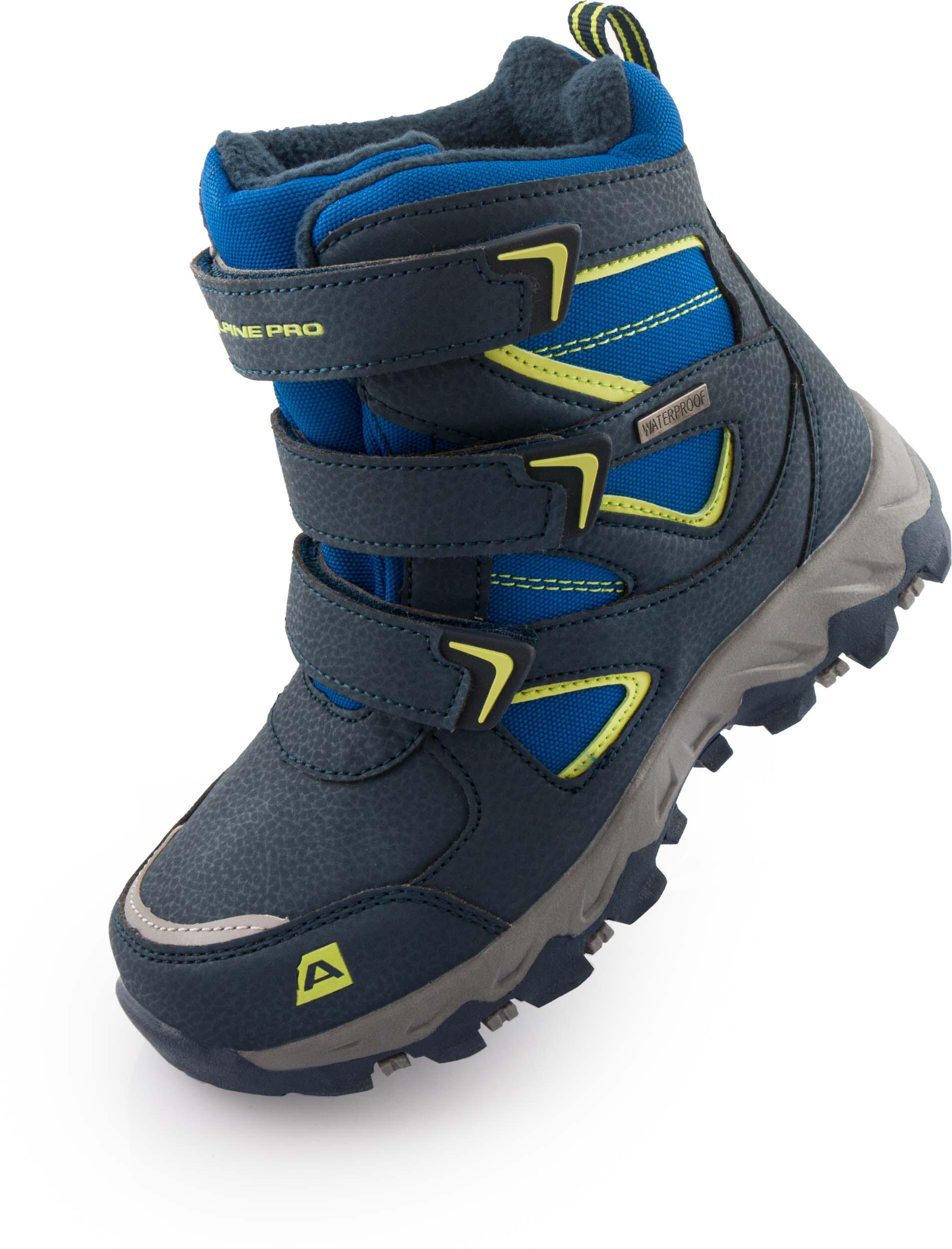 Botas de inverno impermeáveis para crianças alpine pro rogio, tamanho 30