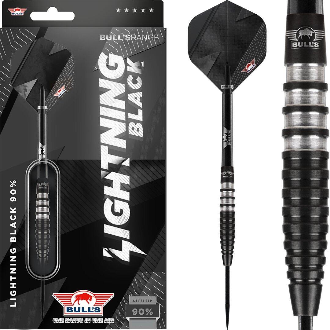 Bull's Lightning Black 90% Steeldarts 21g 2/7