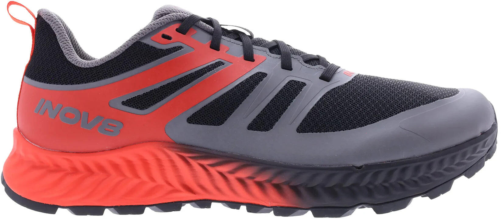 INOV-8 Inov-8 Trailfly Mens Black/Fiery Red Running Shoes (Wide Fit)