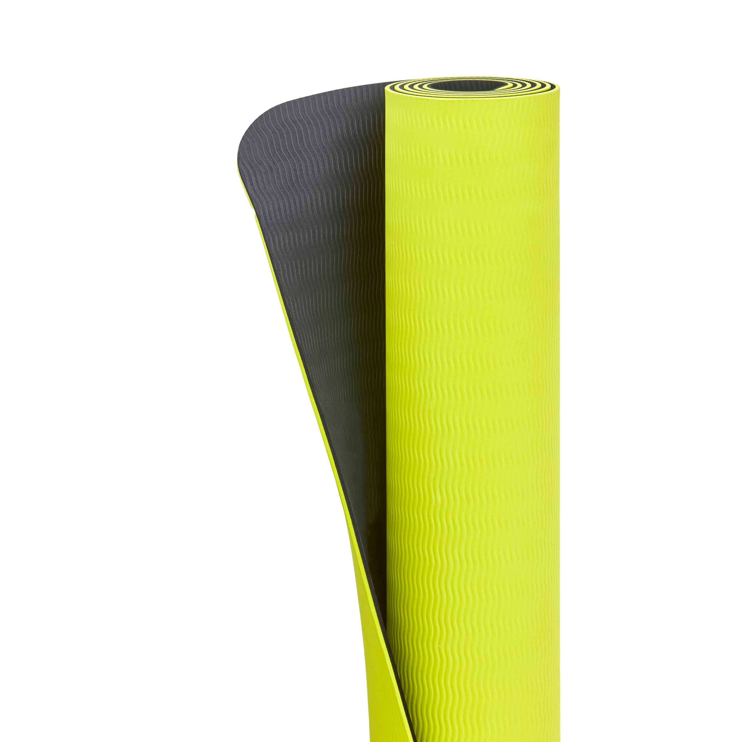 Tapis de yoga double face Adidas - 6 mm - Bleu / Jaune 6/7