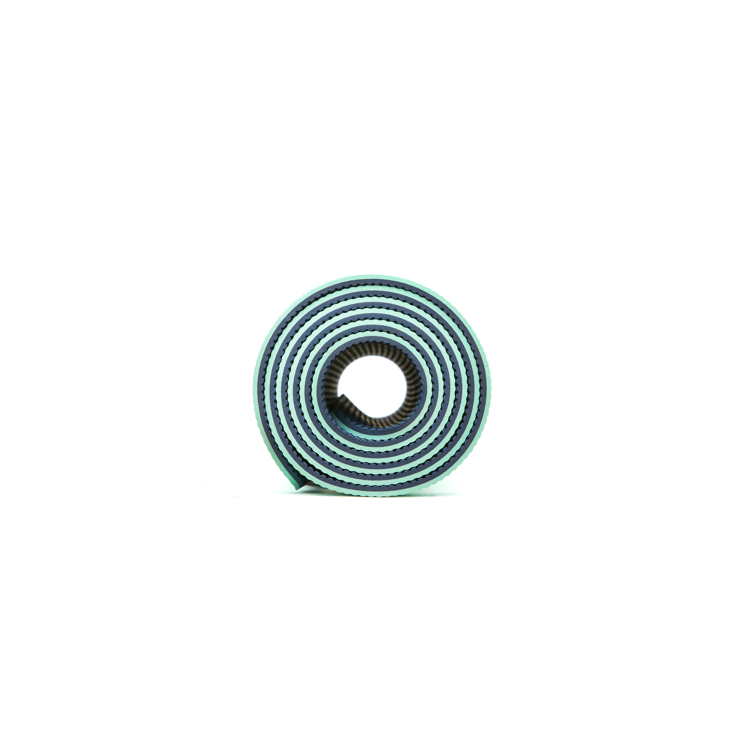 Tapis de yoga double face Adidas - 6 mm - Bleu / Menthe 5/7