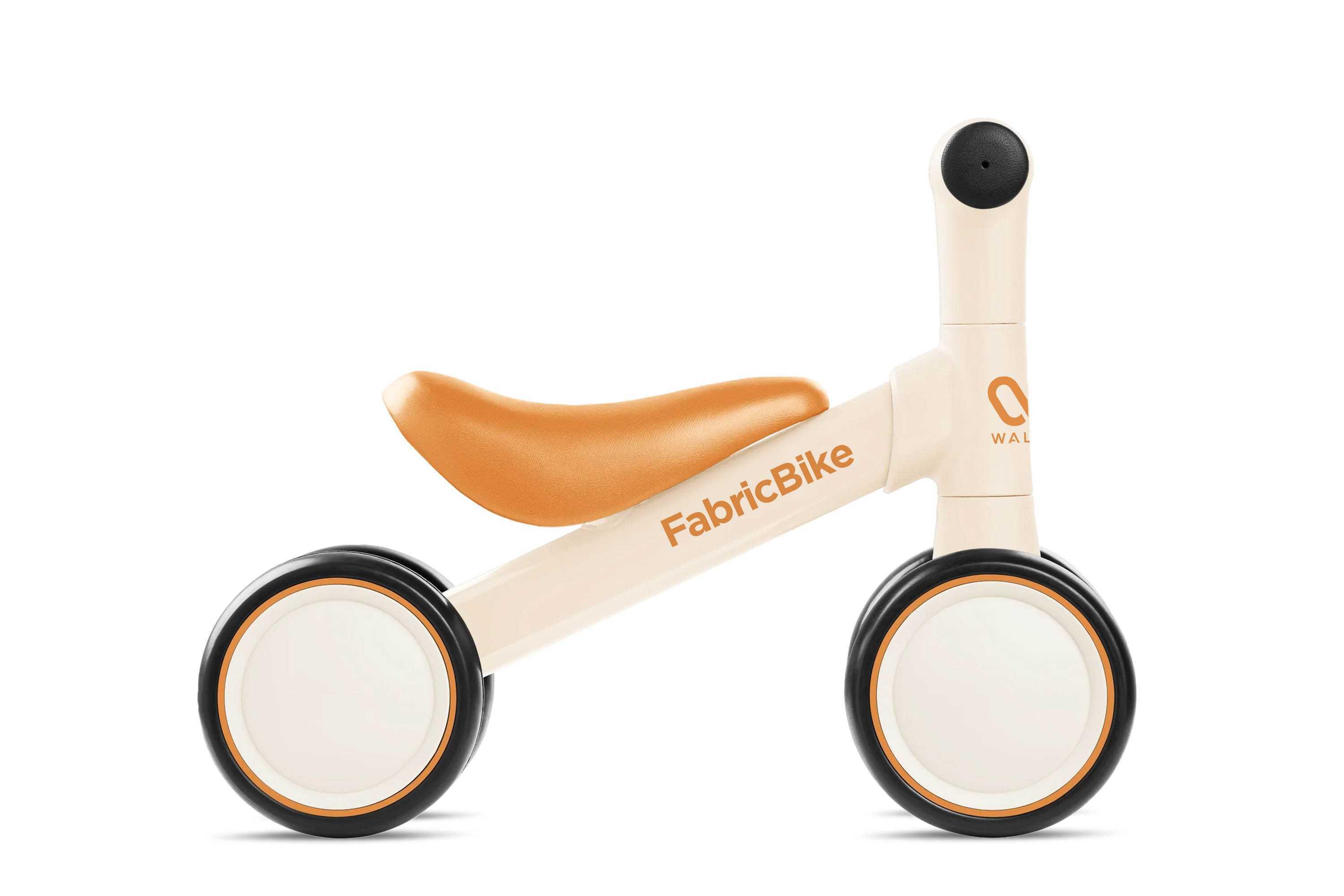 Walker – Bicicleta sem pedais para bebê, 10–24 meses, 4 rodas, Bege 2/4