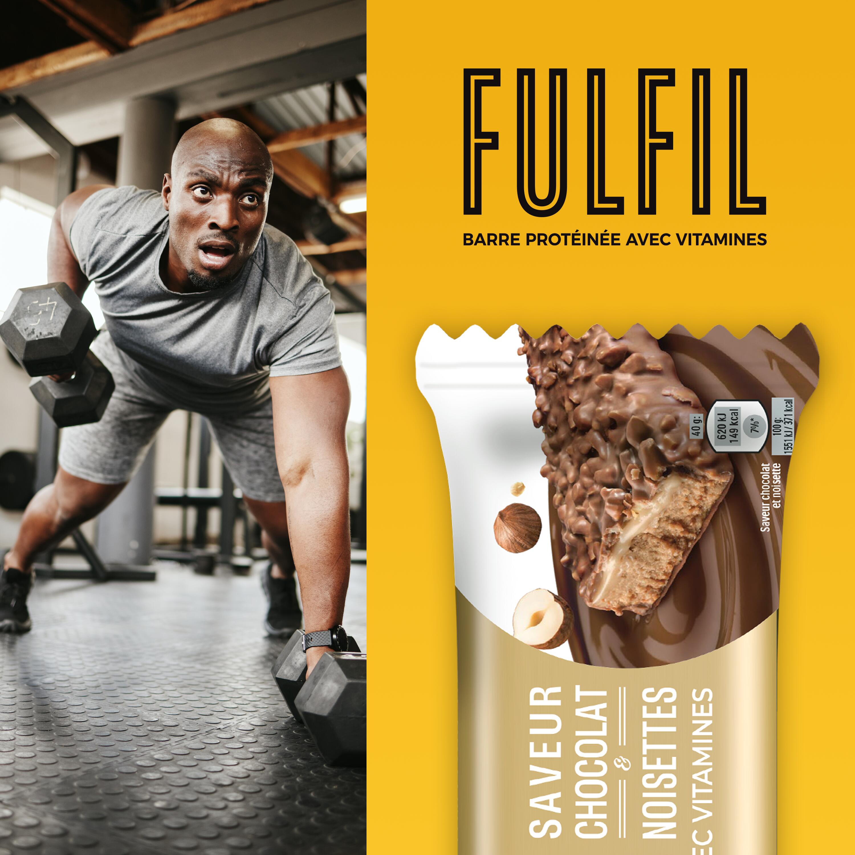 Fulfil Chocolat - Noisettes 40g - Boîte de 15 barres 2/7