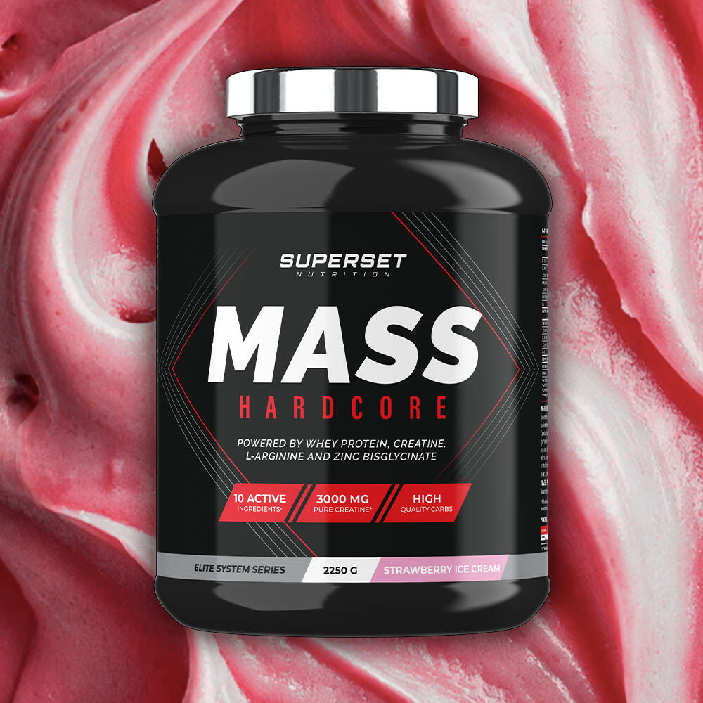 Gainers | Mass Hardcore (2,25kg) | Strawberry Ice Cream 2/5