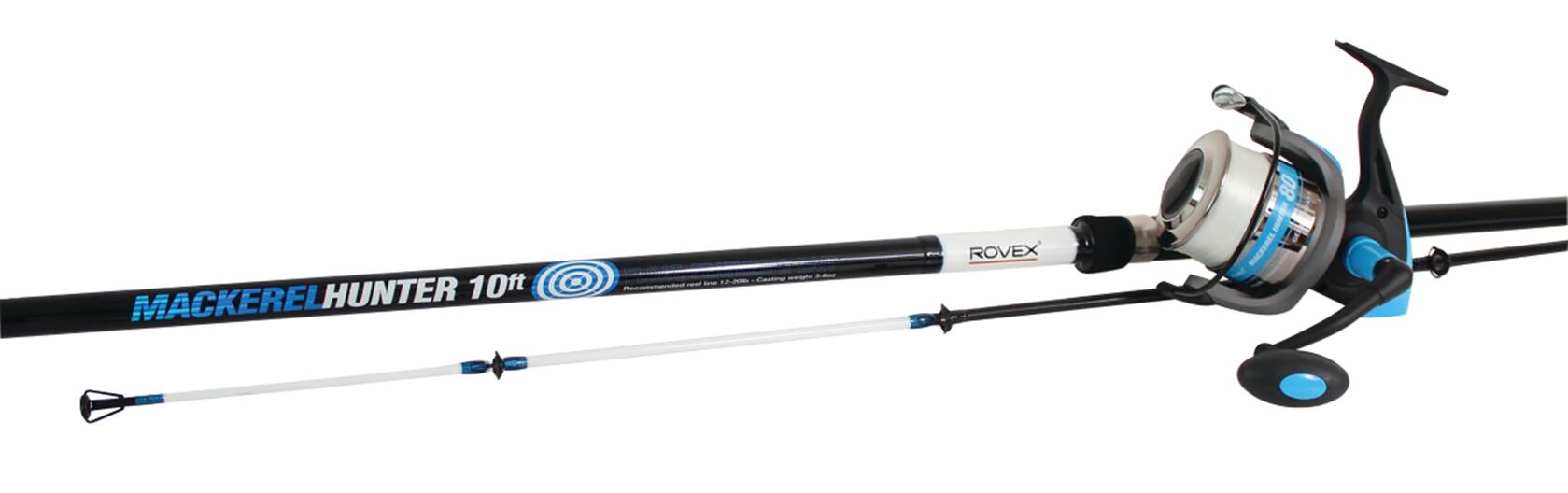 JARVIS WALKER Rovex Mackerel Hunter Spinning Fishing Rod With Reel Combo