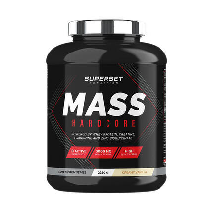 Gainers - Mass Hardcore (2,25kg) - Helado De Fresa
