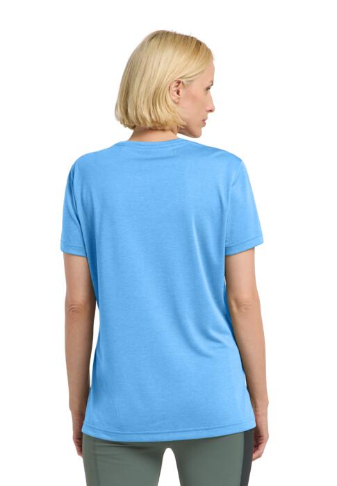Crosstrail T-Shirt Dames Korte mouw mid blue 4/5