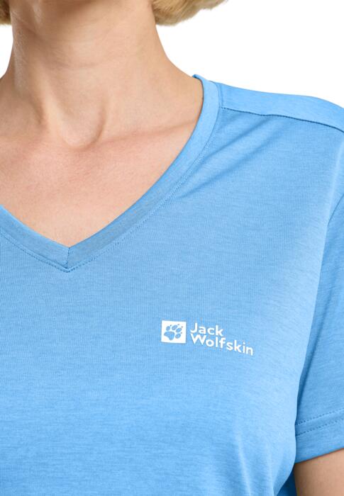 Crosstrail T-Shirt Dames Korte mouw mid blue 5/5