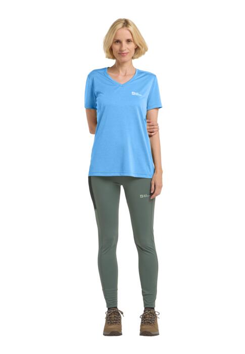 Crosstrail T-Shirt Dames Korte mouw mid blue 2/5