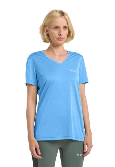 Crosstrail T-Shirt Dames Korte mouw mid blue 3/5