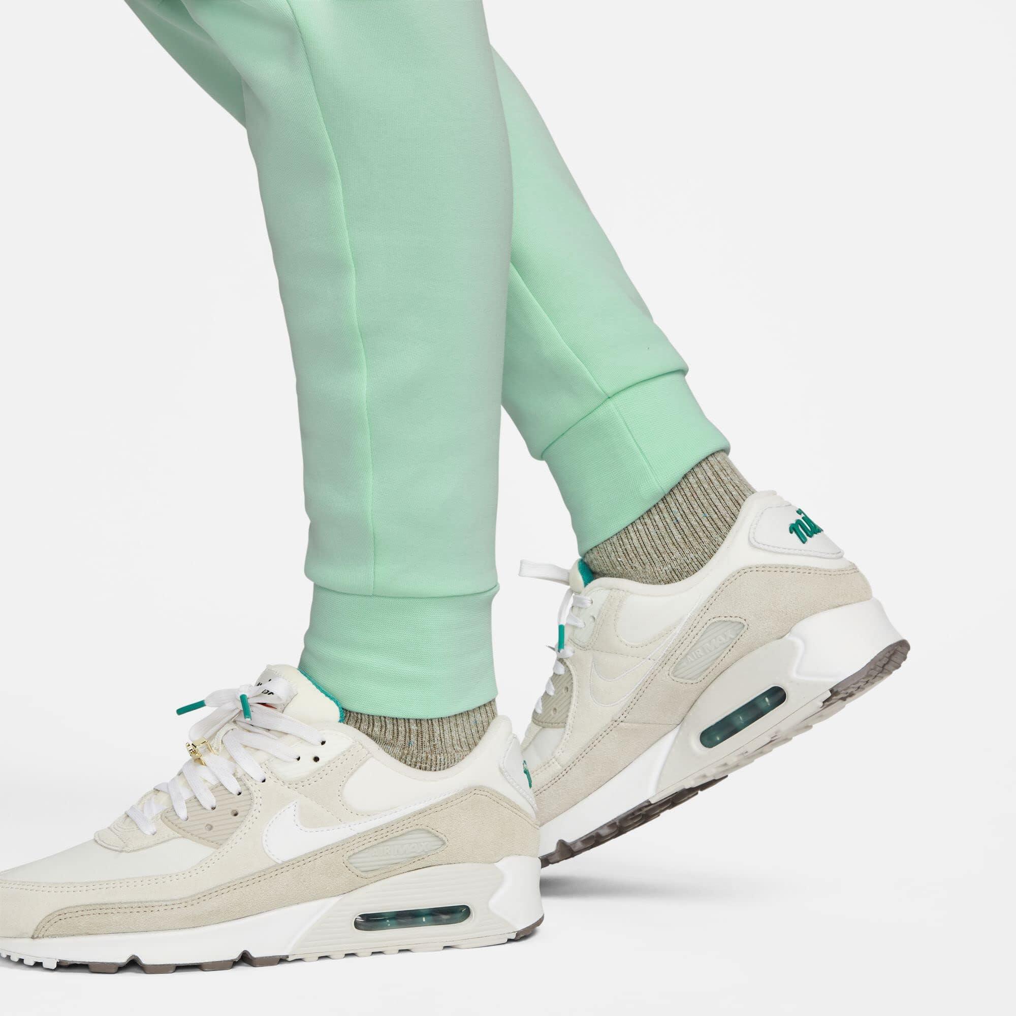 Pantalon polaire Nike Sportswear Tech pour hommes, Menta Foam/Sail, taille M 2/4