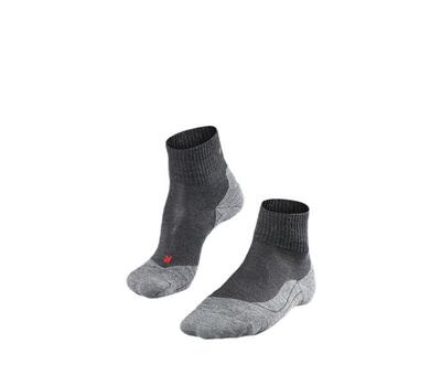 Tk5 short wandelsokken heren wollen sokken asphalt mel.