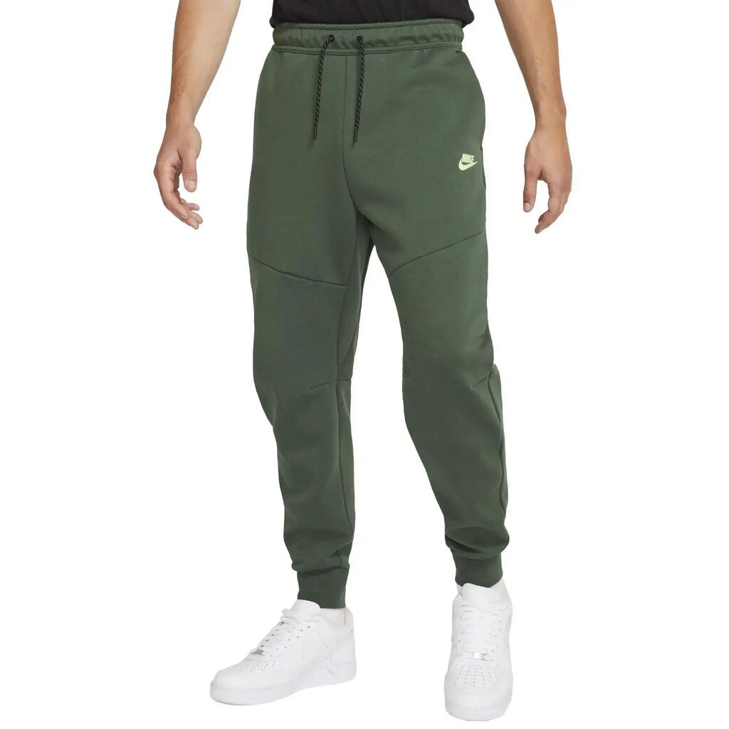 Nike Men's Tech Fleece Jogger Pants, Dark Green, M