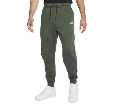 Nike heren sport fleece joggingbroek in donkergroen, maat s