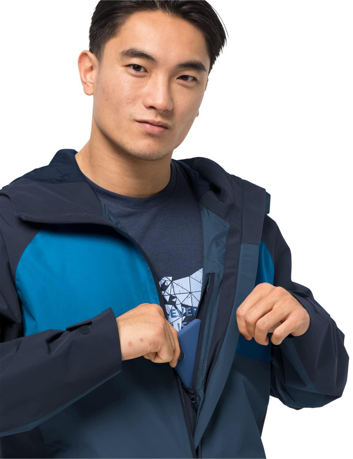 Giacca Jack Wolfskin Da Uomo Mount Isa M in Grigio Argento 2/4