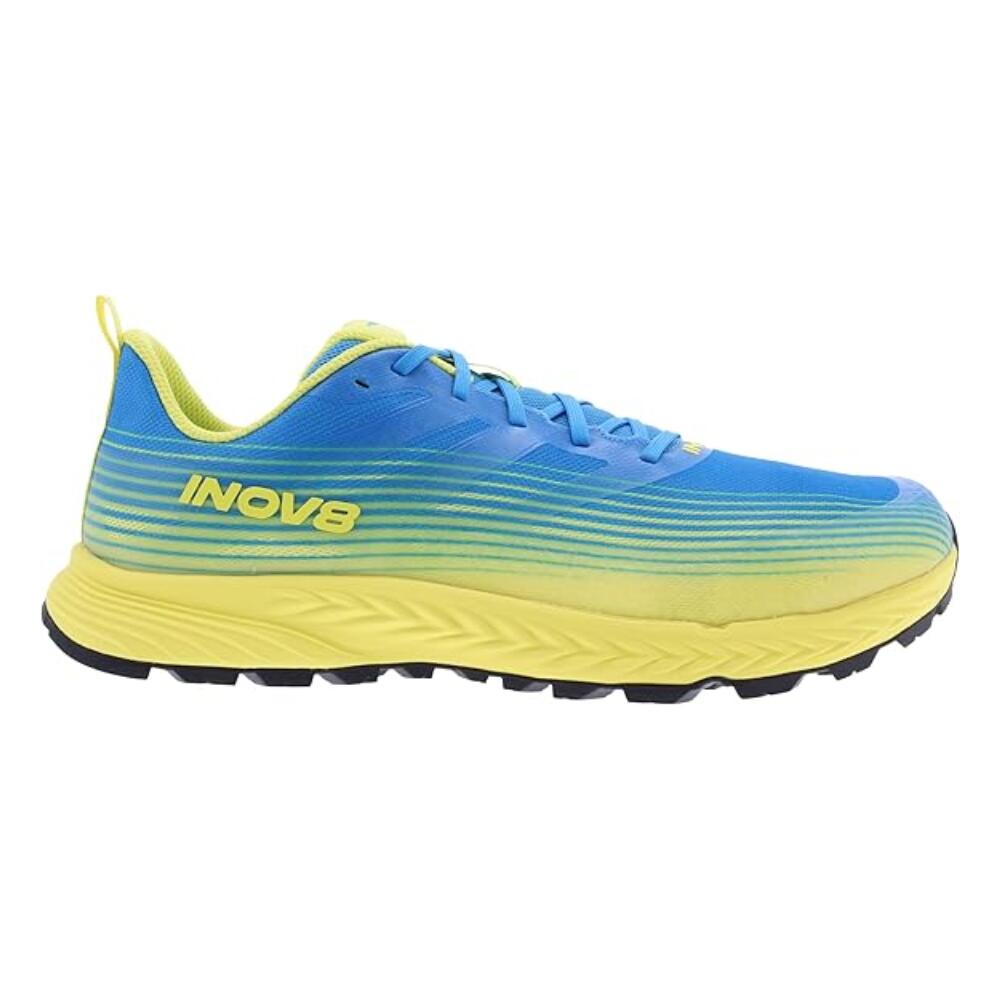 Inov-8 Trailfly Blue/Yellow Mens Running Shoes (Wide Fit)