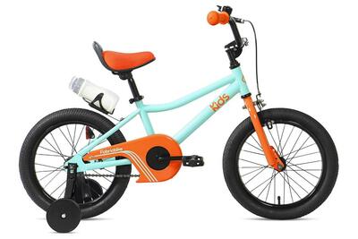Fabricbike kids - fiets met pedalen 16" voor kinderen van 3-7 jaar. blauw