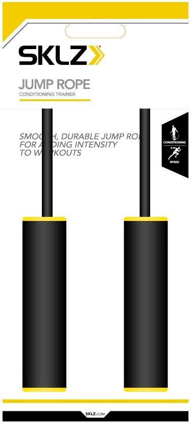 Cuerda de saltar, Fitness, Entrenamiento con pesas, SKLZ negra y amarilla 2/3