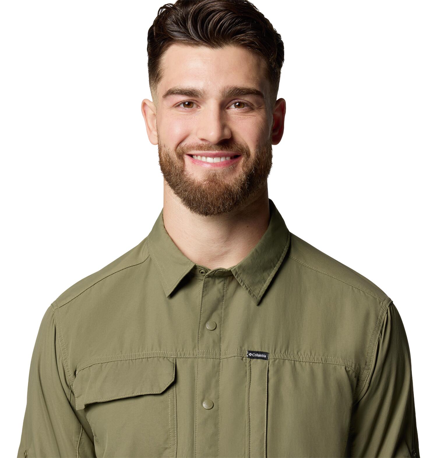 COLUMBIA Koszula męska Skien Valley Long Sleeve Shirt stone green-XL 4/7