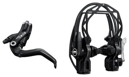 Magura HS33 R Hydraulische Felgenbremse | 2-Finger-Hebelblatt | Schwarz |