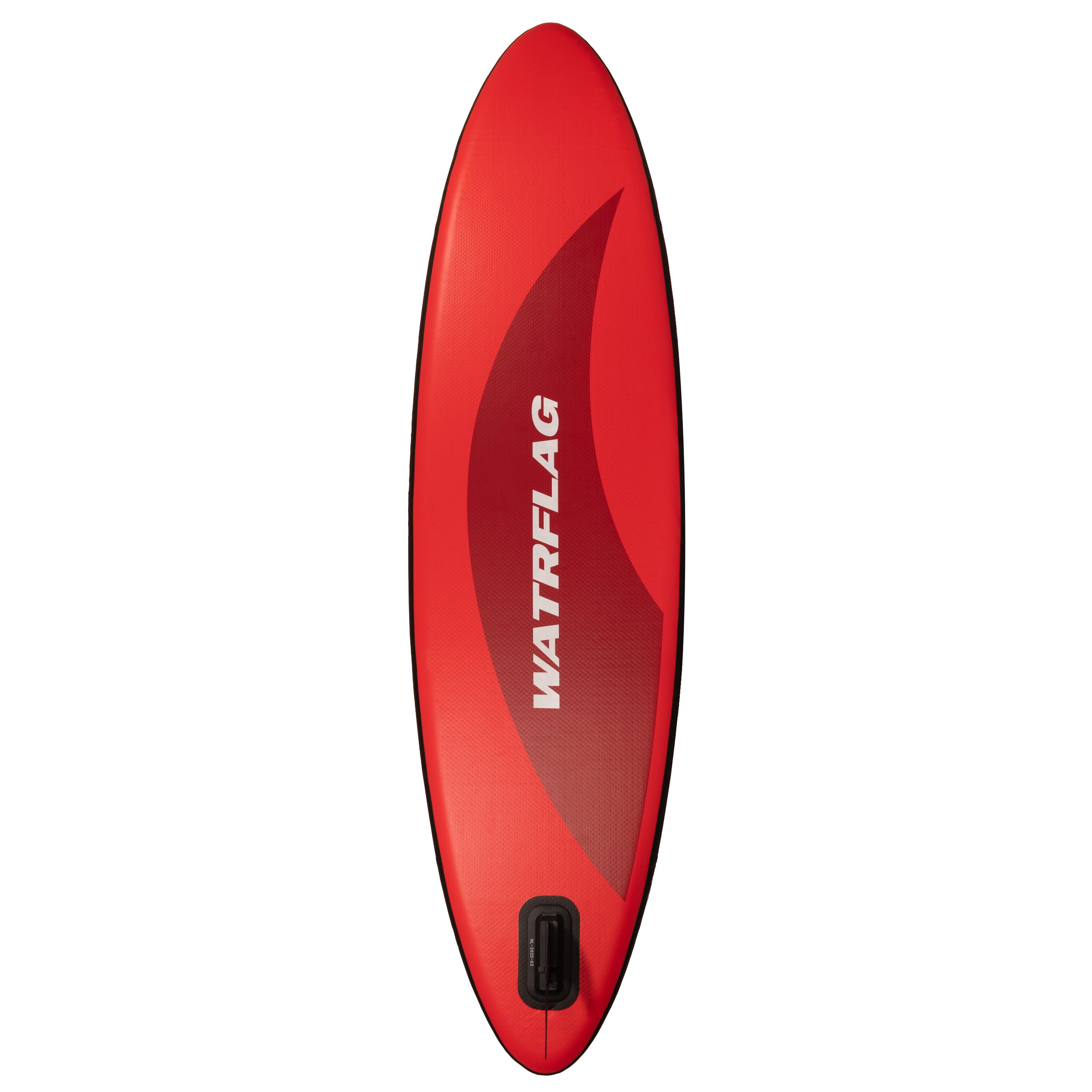 Tabla Padel Surf Hinchable de Calidad Superior WATRFLAG Flow Rojo 10'2" ALLROUND 7/7
