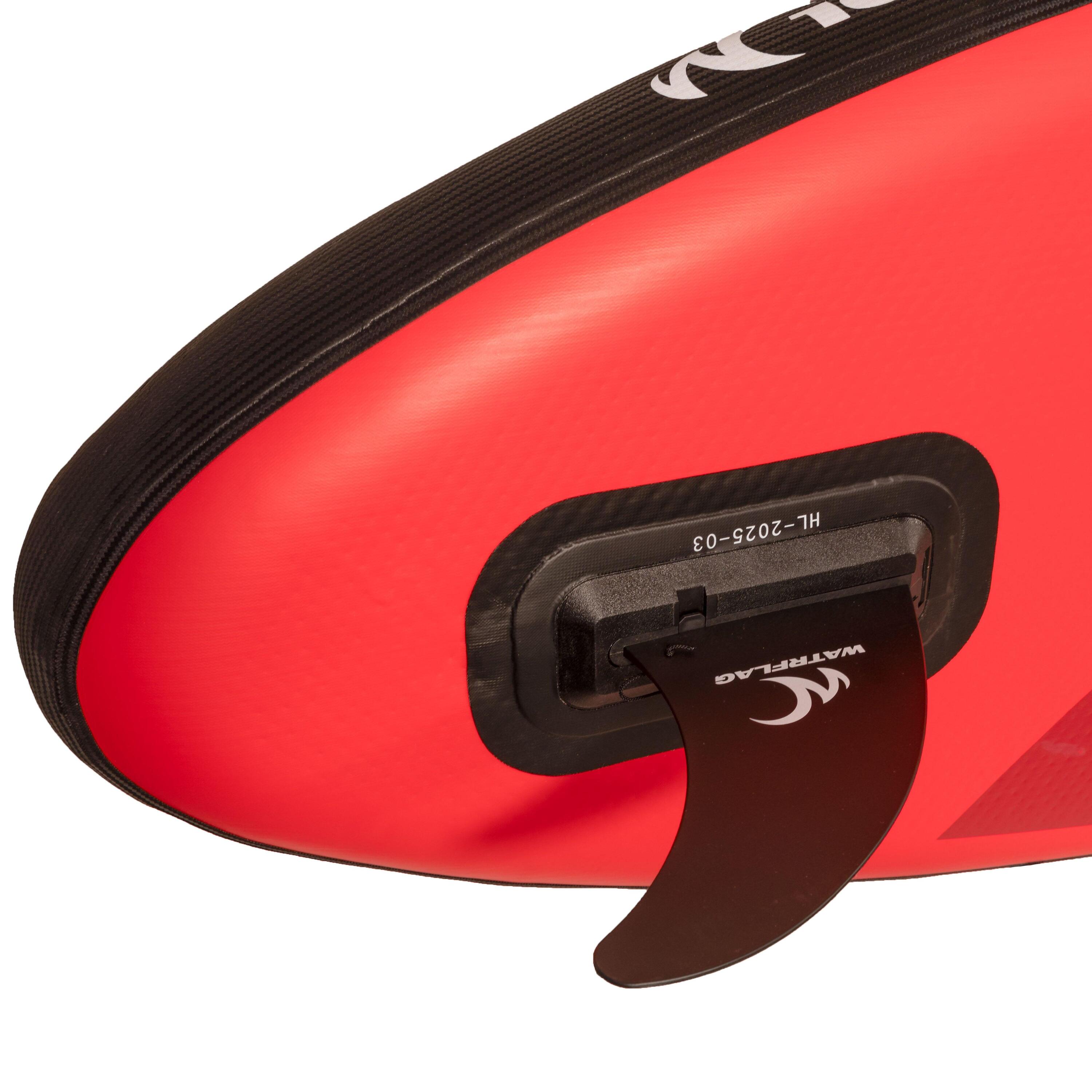 Tabla Padel Surf Hinchable de Calidad Superior WATRFLAG Flow Rojo 10'2" ALLROUND 2/7