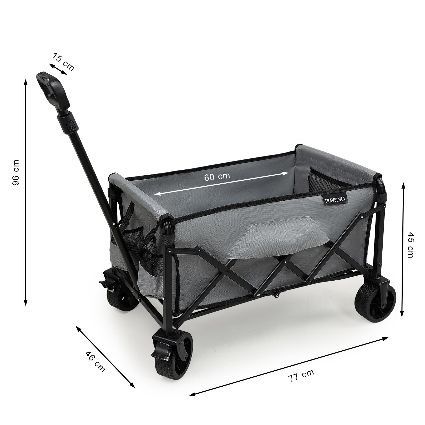 Carrello per carretto a mano Travelnet Murcia Bolderkar Allroad 5/7