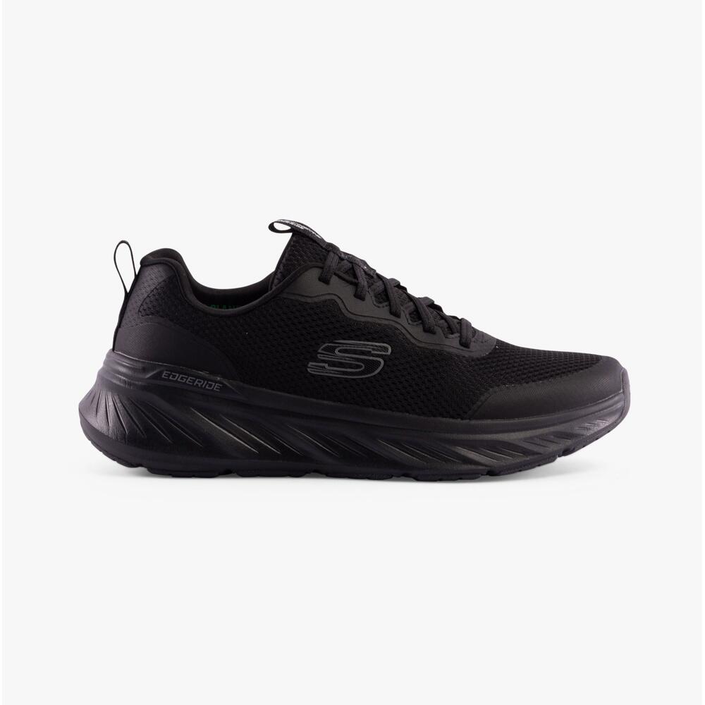 SKECHERS 232835/bbk Edgeride - Rekze Mens Sports Low Top Lace Up Trainers