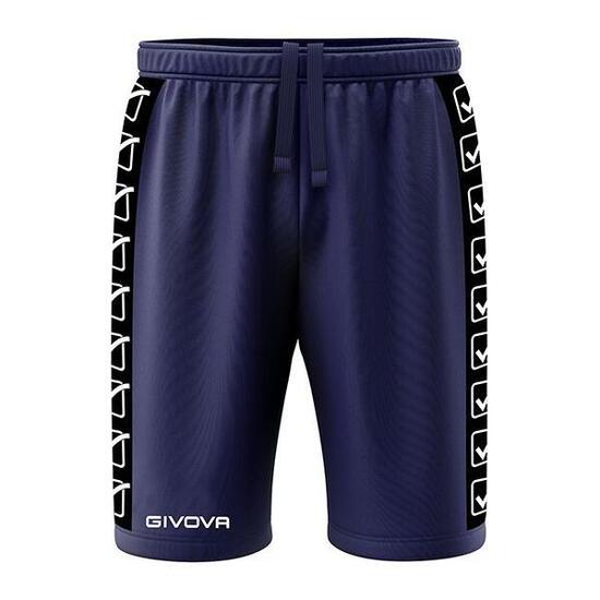 Givova Terry Band Sports Shorts Navy M - Breathable & Lightweight