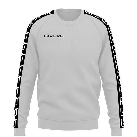 Felpa girocollo uomo ( fleece) givova bianco