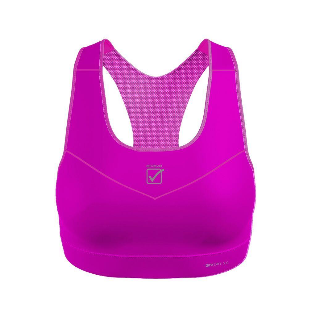 Sutien Sport Givova Top Donna Fuxia Roz