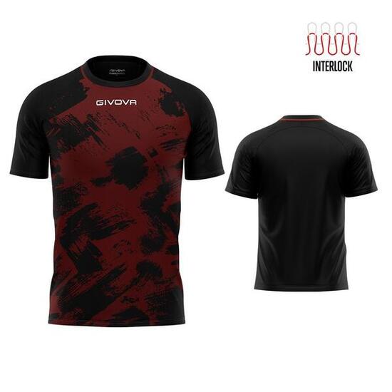 T-shirt uomo givova turchese/blu