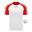 Tricou Givova Capo, alb/rosu, S