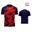 Tricou Givova Sport Interblock Red-Blauw 2xs