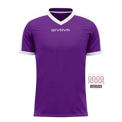 T-shirt uomo givova blu/bianco