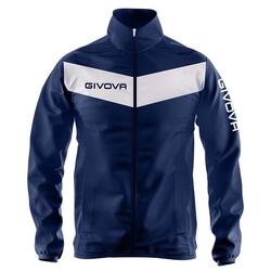 Veste de pluie Givova bleue - Bianco 2XL - Imperméable sportif