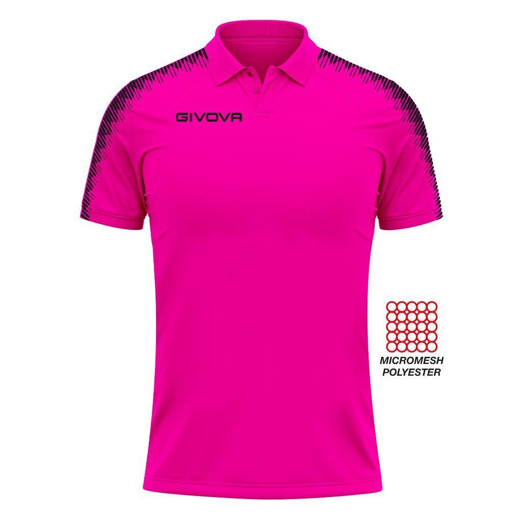 Givova - Polo Givova Club - Polo Manches Courtes - Rose - 44 L - Decathlon