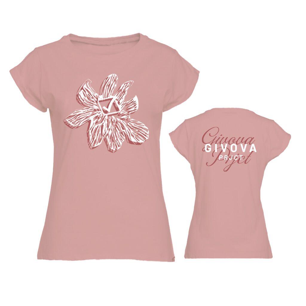 T-shirt damski Givova Floral, rozmiar S